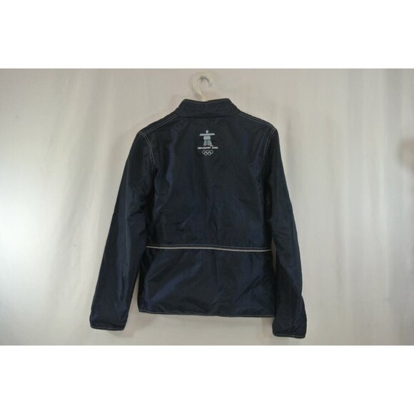 Vancouver 2010 Olympics Jacket HBC Navy Blue Womens Size Medium Windbreaker - Picture 5 of 9